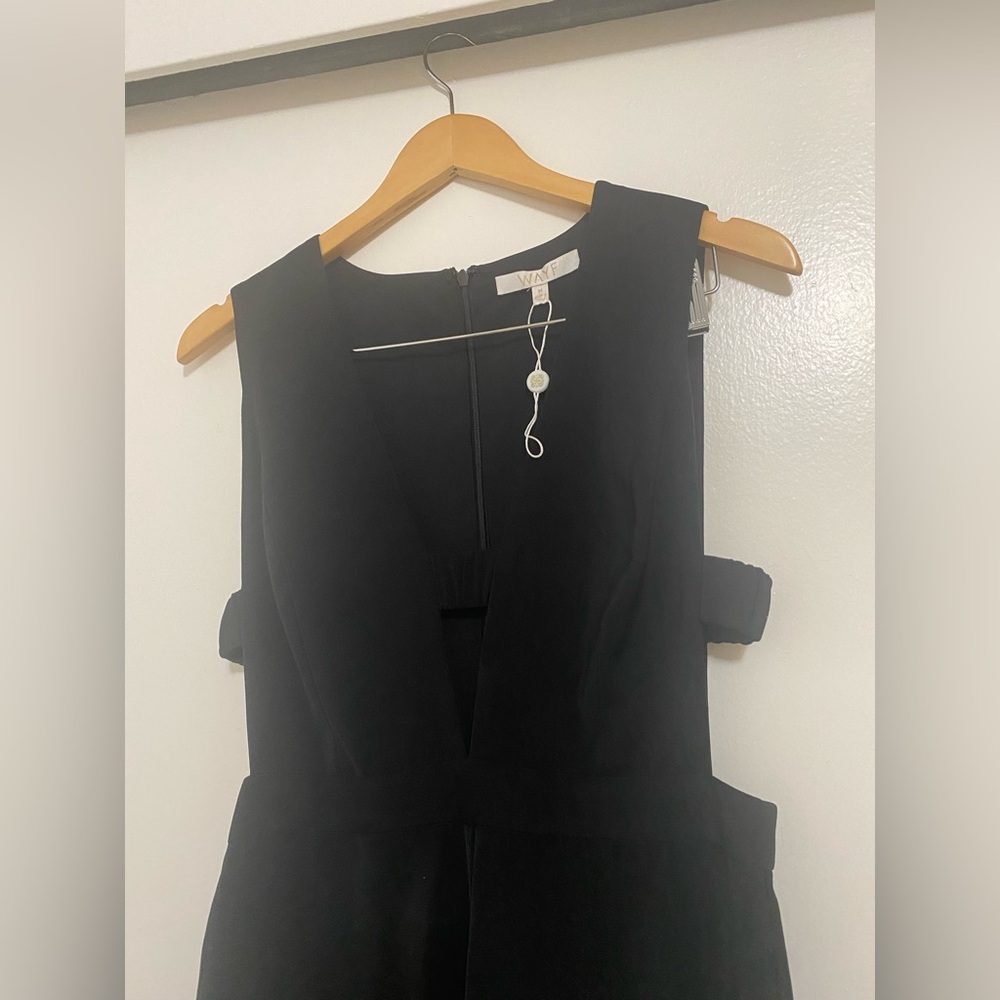 Wayf Black Cut Out Jumpsuit - Picture 6 of 8